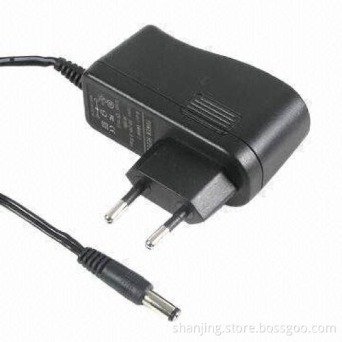 Plug Adapter with 100 to 240V AC Input and Output of 12V DC